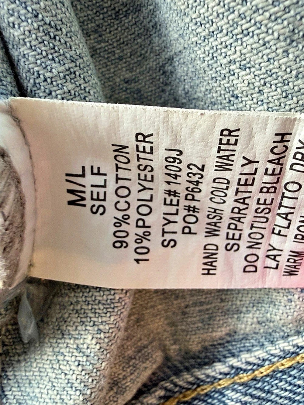 Blueb Distressed Denim Jacket - Picture 7 of 7